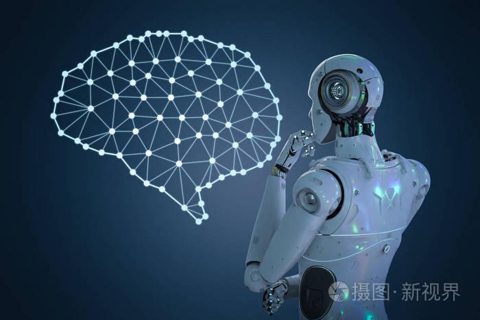 3d 渲染机器人的人工智能脑技术
